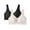 7# 2PCS Black+Complexion, variant on Jelly Bras for Women, Lifting Wirefree Supportive Push up Soft Breathable Camel Bras for Women