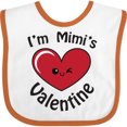 thumbnail image 3 of Inktastic I'm Mimi's Valentine Boys or Girls Baby Bib, 3 of 4
