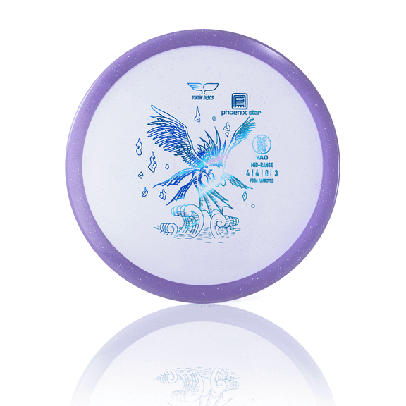 yikundiscs Yikun PDGA Approved Disc Golf|Mid Range|170-175g|Overstable or Understable Mid-Range Dick Golf for Outdoor Games and Competition[Dics Shade Color May Vary]