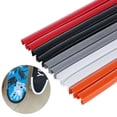 thumbnail image 3 of 5 Colors Longboard Dance Board Rubber and Steel Skateboard Deck Guards U Channel Design Skateboards Protector Crash Rubber Strip GREY, 3 of 8