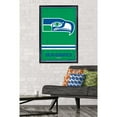 thumbnail image 2 of Seattle Seahawks 34.25'' x 35'' Framed Retro Logo Poster, 2 of 4