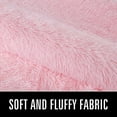 thumbnail image 5 of Softlife Stylish Soft Shaggy Velvet Carpet for Living Room/Bedroom, Fluffy Area Rugs, 4' x 5.9' , Pink, 5 of 8