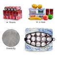 thumbnail image 4 of Lunch Bag Portable Crossbody Meal Bag Cooler Bag Insulated Lunch Bag Food Bag Handheld & Crossbody Design Super Beautiful Blue Roses, 4 of 6