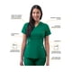 Adar PRO Abbigliamento Medico Donna - Maglia Collo Alto A V Per Camice - P4212 - Ceil Blue - M - Foto 2