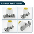 thumbnail image 6 of Unique Bargains Brake Master Cylinder for Nissan Maxima 1994-2003 Durable No.4601041U10 Engine Compartment Hydraulic Master Cylinder Silver Tone,White 1 Pcs, 6 of 7