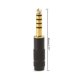 thumbnail image 2 of 4.4mm 5 Poles Male Full Balanced Headphone Plug For Sony Nw-wm1z Nw-wm1a Amp2pcsblack, 2 of 4