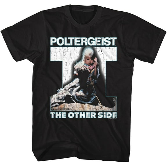 Poltergeist Big 2 Logo Black Adult T-Shirt