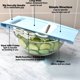 thumbnail image 5 of Typpkmm 1 Mandoline Slicer for Kitchen Vegetable Slicer Multi Blade Potato Chip 5 in, 5 of 7