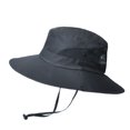 thumbnail image 1 of Sombrero de sol con cola de caballo para mujer, protección UV, malla plegable, ala ancha, sombrero de pesca para playa, senderismo, jardín, 1 of 5