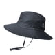 thumbnail image 1 of Sombrero de sol con cola de caballo para mujer, protección UV, malla plegable, ala ancha, sombrero de pesca para playa, senderismo, jardín, 1 of 5