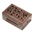 thumbnail image 4 of Caja de música de madera artesanal, caja de música antigua para hacer tú mismo, ideal para cumpleaños, bodas, para mujeres y hombres. Madera de nogal hueca, 4 of 9