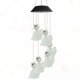 thumbnail image 1 of BEADCEST Solar Wind Chime Light White Hanging Solar Lights for Patio Yard Trees and Indoor Decoration, 1 of 8