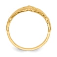 thumbnail image 2 of 14k Yellow Gold Claddagh Ring Celtic, 2 of 10