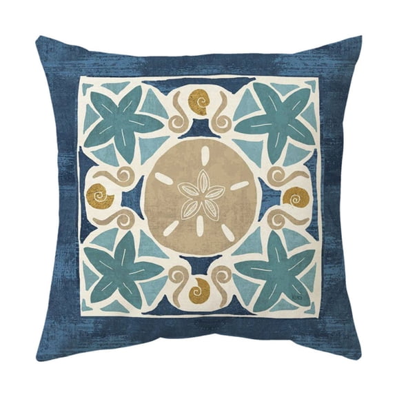 Btomtd 18 x 18 Pillow Cover, Boho Floral Printed Soft Cushion Case, Throw Pillow Cover for Sofa Home Decoration, Multicolor