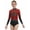 Red, variant on Girls Kids Stretchy Unitard Gymnastics Leotard Long Sleeve Dance Jumpsuit Athletic Yoga Bodysuit Red 16