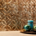 thumbnail image 2 of FASÄDE Rings Decorative Vinyl Backsplash 15 sq ft Kit in Bermuda Bronze, 2 of 6