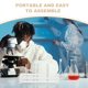 thumbnail image 3 of unbranded Estante Plástico Para De Desmontable Soporte Seguro Para Uso En Laboratorio, 3 of 8