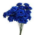 thumbnail image 2 of 3 Head Artificial Roses, 26 Inch Long Stem Silk Realistic Fake Roses Bulk, Decorative Artificial Rose Flowers for Flower Arrangement, for Wedding Centerpieces DIY Bouquets Home Party Decor, 2 of 8