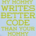 thumbnail image 2 of CafePress - Mommy Codes Better Body Suit - Baby Light Bodysuit, Size Newborn - 24 Months, 2 of 4