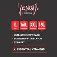 thumbnail image 3 of Venom Energy Drink, Variety Pack (Original, Mango, and Fruit Punch), 0 Fat, 160mg Caffeine, 16 Fl Oz (Pack of 12), 3 of 5