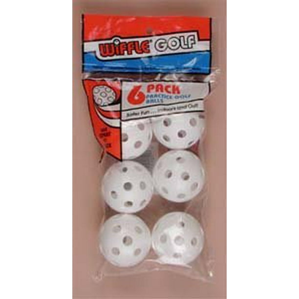 Wiffle Practice Golf Balls 6 Pack