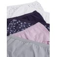 thumbnail image 2 of Fruit Of The Loom Womens Cotton Assorted Brief 6 Pack, 5, Assorted, 2 of 4