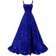 thumbnail image 1 of Vestido de fiesta Fu Jiang con lentejuelas brillantes en forma de A y bolsillos 2025, 1 of 3
