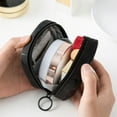thumbnail image 6 of Outdoor Portable Wallet Storage Bag Cosmetic Pouch Travel Clutch Bag For Money Rhombic Lattice For Credit Card Coin Purse Lipstick Bag Cosmetic Bag Makeup Storage Bag GREEN L, 6 of 8