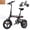 Black-red, variant on FLYRUN 14" Folding Electric Bike for Adults, 500W Peak Motor, 36V 280.8Wh Battery, 20MPH,Mini Ebike, LCD Display, UL2849