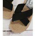 thumbnail image 4 of BRGZLK Grass Woven Flat Bottomed Slippers Women Wearing Summer New Hemp Rope Antislip Beach Shoes Concise Cool Slippers, 4 of 7