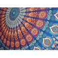 thumbnail image 2 of Tapiz de regalo, tapices Hippie, Mandala, bohemio, psicodélico, intrincado, indio, colgante de pared, ropa de cama, colcha de 230x180cm, 2 of 5