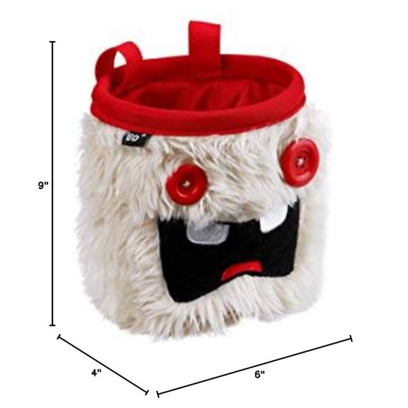 8BPLUS Chalk Bag for Climbing, Bouldering, Belt and Giftbox Included - Wide Opening - Brush Holders, for Left & Right Handers (PAM)
