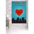 thumbnail image 3 of I Love You Montgomery, Alabama (36x54 Giclee Gallery Art Print, Vivid Textured Wall Decor), 3 of 3