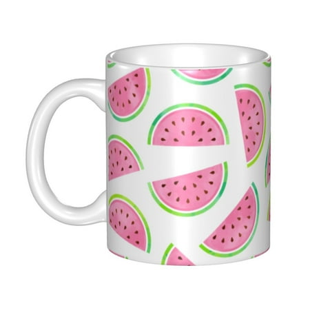 

Ceramic Mug Funny Coffee Milk Tea Mug Cup watermelon Cup