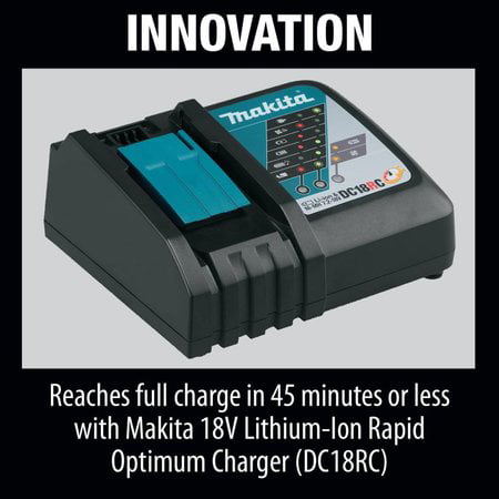 Makita-BL1850BDC2 LXT Lithium-Ion Battery and Rapid Optimum Charger Starter Pack (5.0Ah) Walmart.com