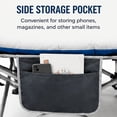 thumbnail image 5 of Camping Cot, Portable Folding Bed Cot for Rest, 1200D Double Layer Oxford, Gray, 5 of 11