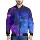 thumbnail image 3 of Chaqueta con estampado de galaxia espacial para hombre, chaqueta con estampado 3D de cielo estrellado, manga larga, moda Harajuku, chaquetas de gran tamaño con cremallera, abrigo de calle, 3 of 5