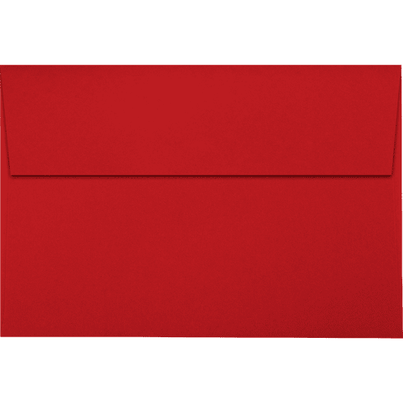 LUXPaper A8 Invitation Envelopes, 5 1/2 x 8 1/8, Holiday Red, 250 Pack