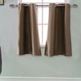 thumbnail image 2 of Giyblacko Blackout Curtains 2PC Insulated Foam Lined Heavy Thick Grommet Window Curtain Panels, 2 of 2