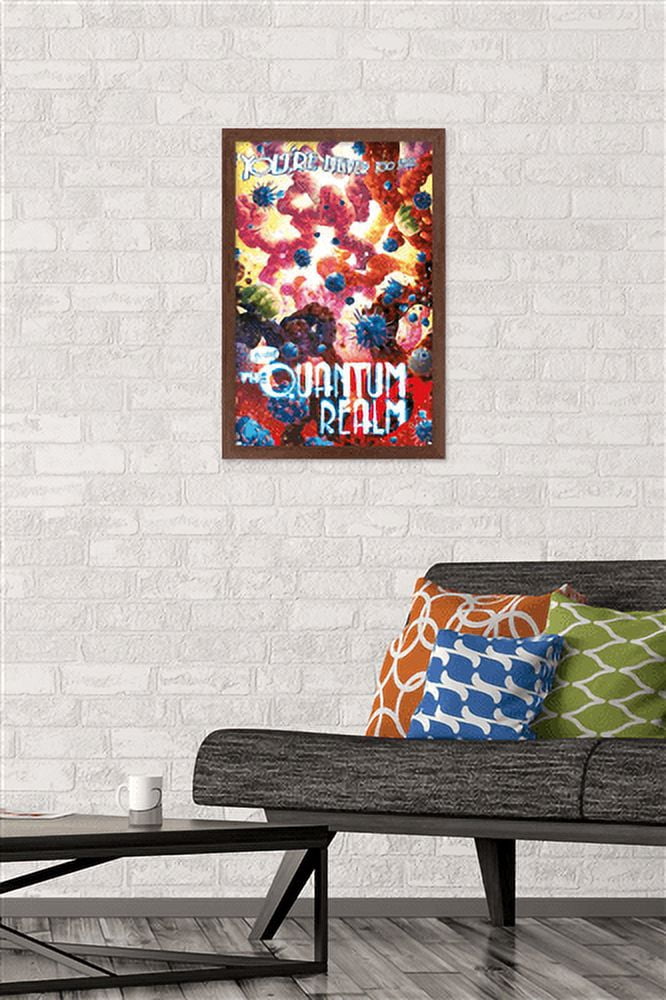 Marvel: Hero Lands - Quantum Realm Wall Poster, 14.725" x 22.375" Framed