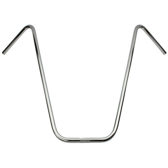 Alta Ape-Hangers Bicycle 22.2mm Handle Bars, Multiple Sizes and Colors (Chrome, 25")