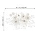 thumbnail image 2 of Wedding Hair Combs for Special Occasions Silver Abs and Zinc Alloy Material for Hairstyle Enhancement 6Pcs, 2 of 4
