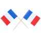thumbnail image 5 of 150Pzs Mini Palillo de Dientes de Madera con Bandera para Decorar Pasteles de Frutas de Fiesta - Francia (Azul, Blanco, Rojo), 5 of 5
