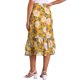 thumbnail image 3 of Faldas de gasa para mujer Inspire Chic, con cintura elástica, volantes, en capas, florales y fluidas, midi, L, amarillo oscuro-floral, 3 of 5