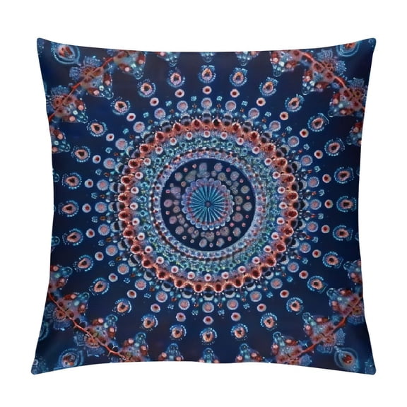 Autua Benoit B. Mandelbrot Mandelbrot Fractal Graphic Decorative Cushion Throw Pillow Cover for Home Couch Living Room Bed Sofa - Aesthetic Decor 1PC 12x12in