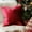 Red, variant on JGJJUGN Crystal Velvet Throw Pillow Cover, Soft Decorative Cushion Case, Luxurious 18x18 Pillow Cover for Sofa, Couch, Bed, Living Room - Black, Dark Blue, Red, Coffee, Green Options