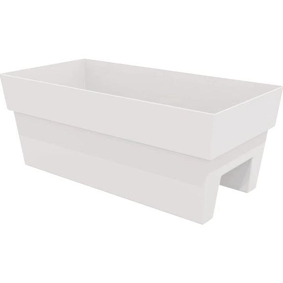 Bloem Apopka Bloem Finley Recycled Ocean Plastic Rail Planter - Single Pack