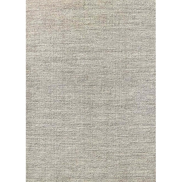 Ahgly Tapis Rectangulaire Lavable en Machine Intérieur Industriel Moderne Blanc Or, 2 Pieds x 4 Pieds