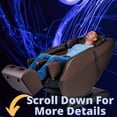 thumbnail image 2 of FR-6KSL Massage Chair, Full Body Shiatsu L-Track Rolling System with Built in Heat, Foot Rolling, Space Saving, Zero Gravity Massage Recliner, Bluetooth Speakers, 3 Language Smart Remote, 2 of 11