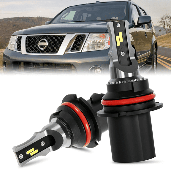 Fits 2005-2012 Nissan Pathfinder Headlight Bulbs 9007/HB5 High Low Beam Replacement Kit